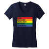Lgbt Ampersand Women's V-Neck T-Shirt