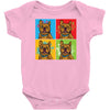 pop art Baby Bodysuit