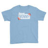 blessed mommy with flower white color Youth Tee