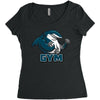 Shark Gym Women's Triblend Scoop T-shirt