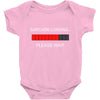 sarcasm loading Baby Bodysuit