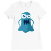 angry monster Ladies Fitted T-Shirt