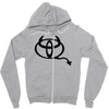 toyota parodie diable Zipper Hoodie