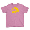 beach silhouette birds sand sunset Youth Tee