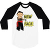 new face 3/4 Sleeve Shirt