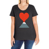 i lava you Ladies Curvy T-Shirt
