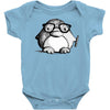 nerd penguin Baby Bodysuit