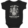 white lotus Baby Bodysuit