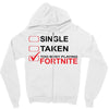 Too Busy Playing Fortnite Zipper Hoodie