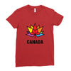 Canada Leaf LGBT Ladies Fitted T-Shirt