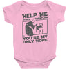 help me stack overflow youre myo nly hope Baby Bodysuit