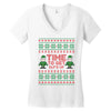 time to get elffed up Women's V-Neck T-Shirt
