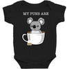 my puns are Baby Bodysuit
