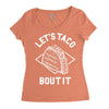 let's taco bout it Women's Triblend Scoop T-shirt