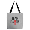 team damon salvatore Tote Bags