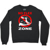 no flex zone arm gym workout Crewneck Sweatshirt