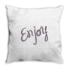 cute enjoy Throw Pillow
