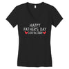 Happy Father's Day I Love Daddy Onesie-Father's Day Women's V-Neck T-Shirt