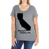 Whale's Vagina CA Ladies Curvy T-Shirt