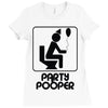 party pooper Ladies Fitted T-Shirt