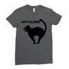 happy halloween Ladies Fitted T-Shirt