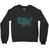 periodic table of the states Crewneck Sweatshirt