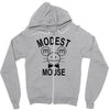 modest mouse rock band black hooded sweatshirt sz s m l xl Zipper Hoodie