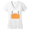 sleepy sushi Women's V-Neck T-Shirt