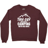 Camper Couple Man White Crewneck Sweatshirt