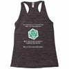 natural 1   orc Racerback Tank