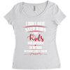 step kids white letter Women's Triblend Scoop T-shirt