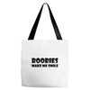 boobies make me smile (2) Tote Bags