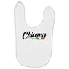 chicana with rose Baby Bibs