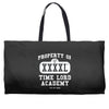 property of tla Weekender Totes