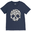 cat skull V-Neck Tee