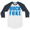 duck fuke 3/4 Sleeve Shirt