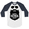 happy father's day 3/4 Sleeve Shirt