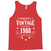 original parts vintage established 1988 perfectly aged Tank Top