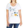 Trick or Treat Ladies Curvy T-Shirt