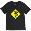 pterosaur warning V-Neck Tee