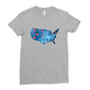 4th of July Ladies Fitted T-Shirt
