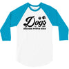 Dogs Because People Suck 3/4 Sleeve Shirt