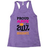 Class of 2017 Proud Auntie Graduation Racerback Tank