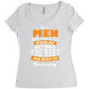 all men are created equal but only the best are born in january Women's Triblend Scoop T-shirt