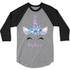 birthday unicorn family series brother 3/4 Sleeve Shirt