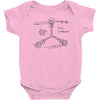 flux capacitor Baby Bodysuit