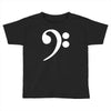 bass cleff funny Toddler T-shirt