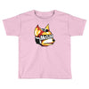 halftone fox (regular) Toddler T-shirt