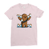 chewie and porgs Ladies Fitted T-Shirt