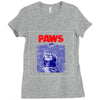 paws (jaws) Ladies Fitted T-Shirt